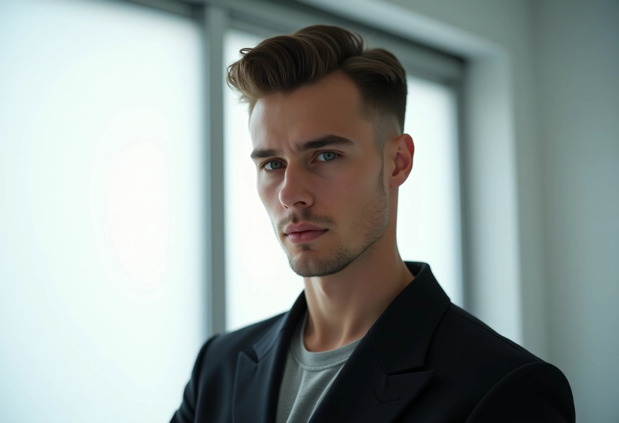 homme coupe de cheveux